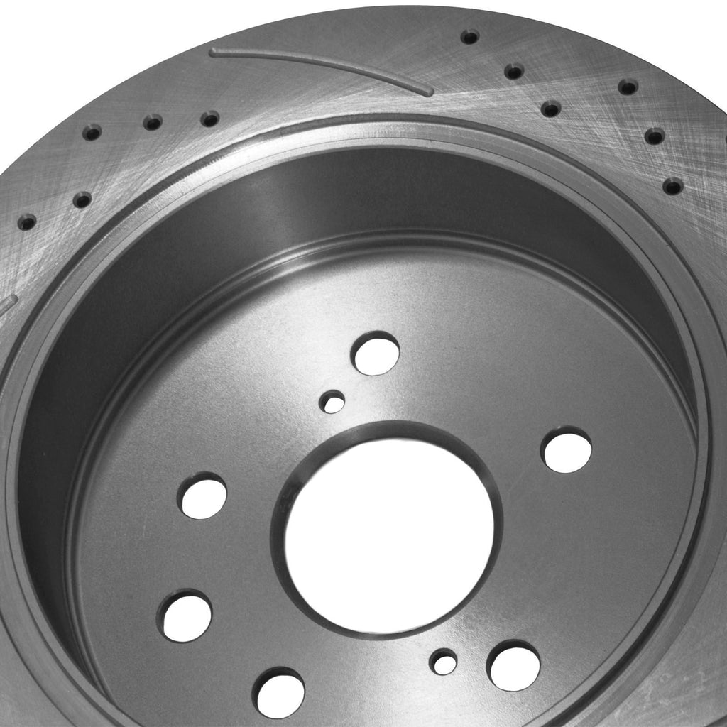 Dischi Freno Posteriori Forati e Baffati 291mm Lexus IS220 D IS250 AWD 300H 05+ - foto 8