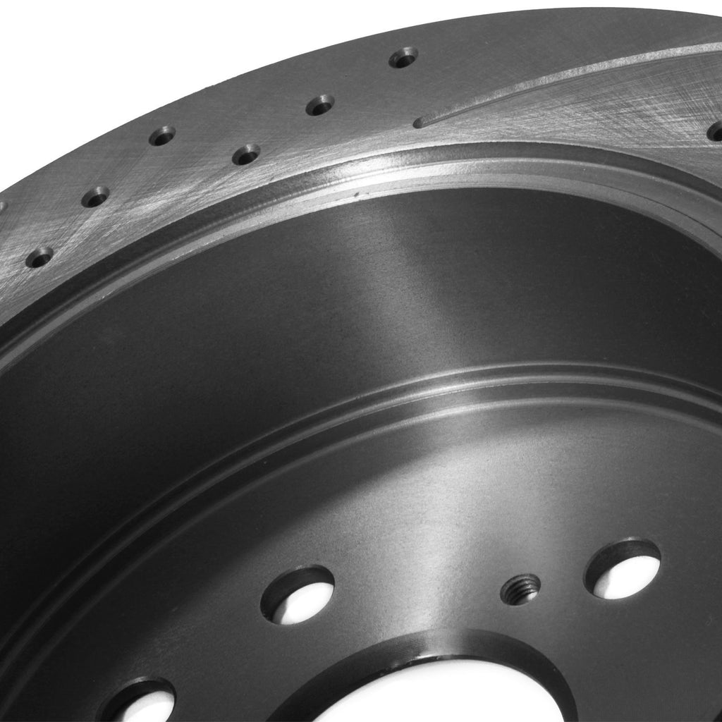 Dischi Freno Posteriori Forati e Baffati 291mm Lexus IS220 D IS250 AWD 300H 05+ - foto 9