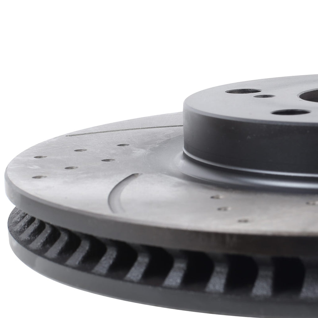 Dischi Freno Anteriori Forati Baffati 296mm Lexus IS220d IS250 IS300h 2005-2013 - foto 9