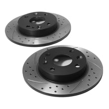 Dischi Freno Posteriori Forati e Scanalati 231mm Mazda MX-5 MK1 90-98 - foto 3