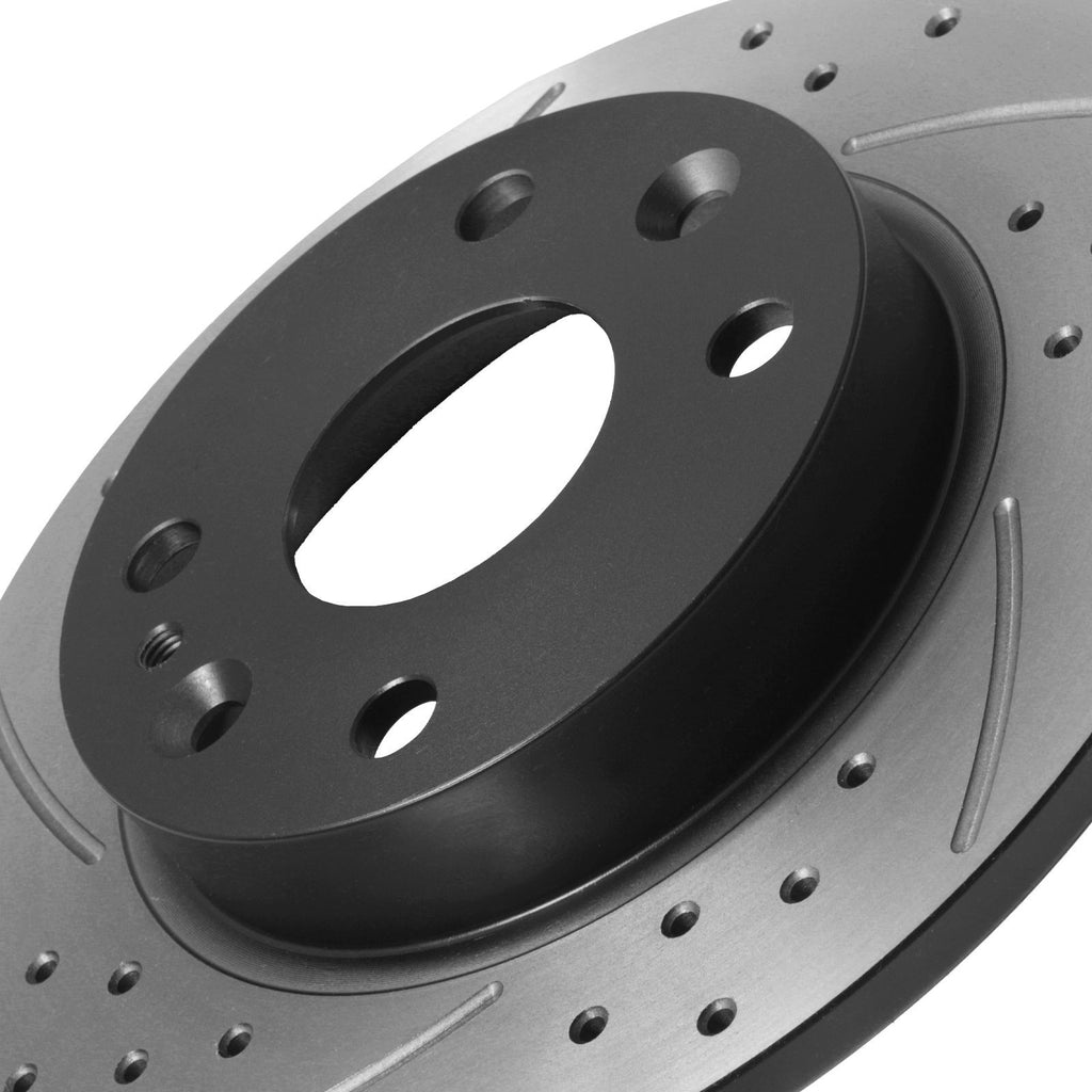 Dischi Freno Posteriori Forati e Scanalati 231mm Mazda MX-5 MK1 90-98 - foto 7
