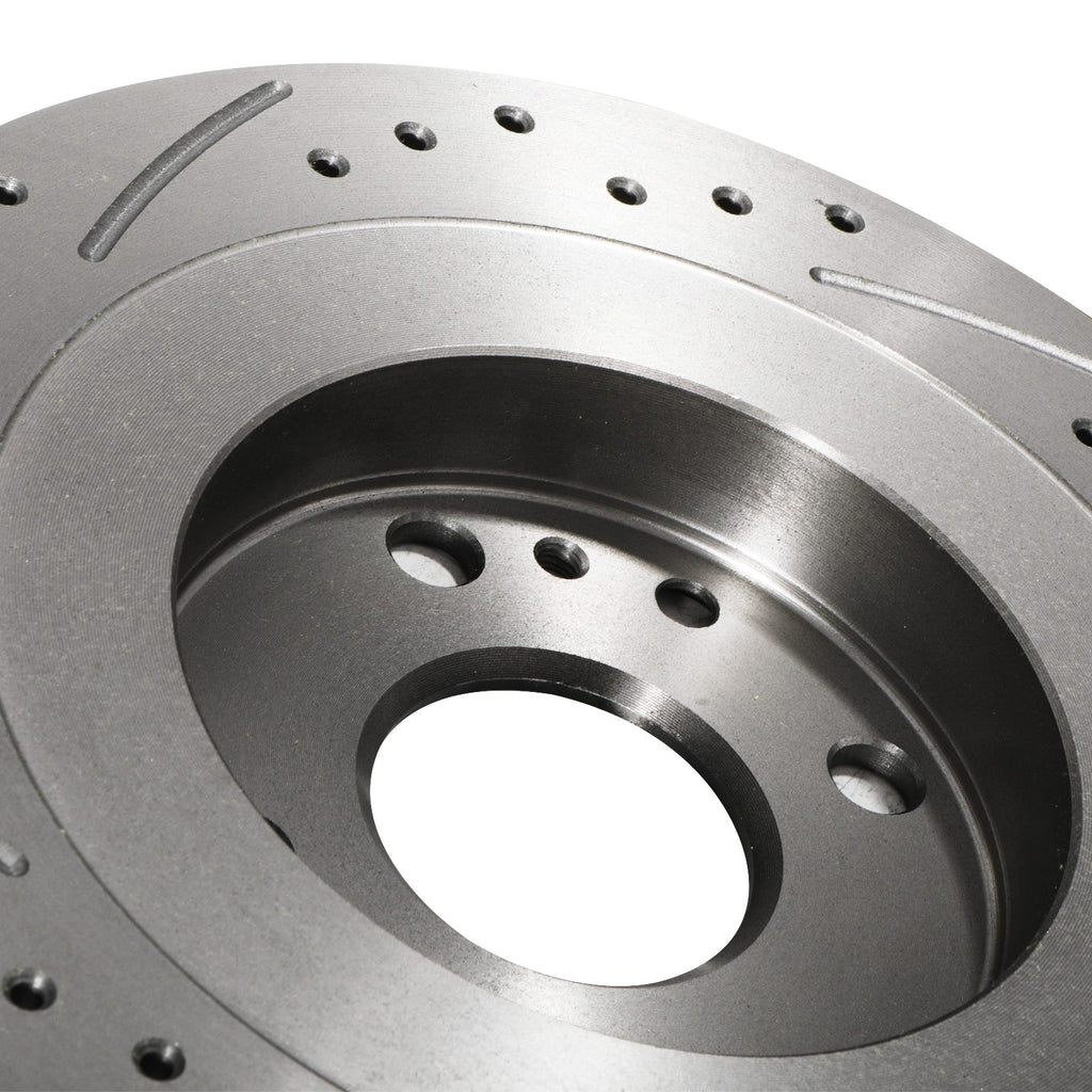 Dischi Freno Posteriori Forati e Baffati 250mm Mazda 323 MX5 MX-5 MK1 MK2 1.6 1.8 - foto 7