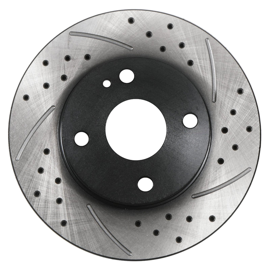 Dischi Freno Anteriori Forati e Scanalati 235mm Mazda MX-5 Mk1 NA 1.6 89-97 - foto 3