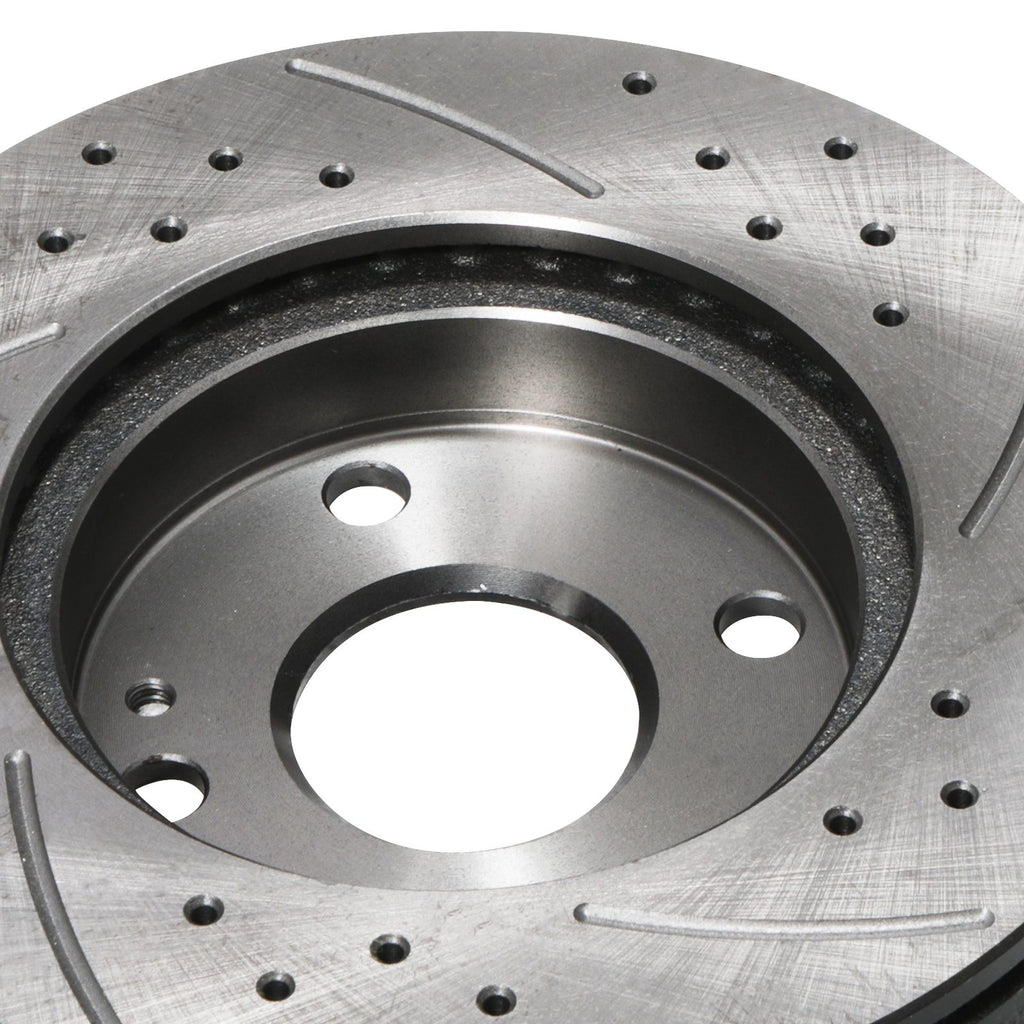 Dischi Freno Anteriori Forati e Scanalati 235mm Mazda MX-5 Mk1 NA 1.6 90-98 - foto 6