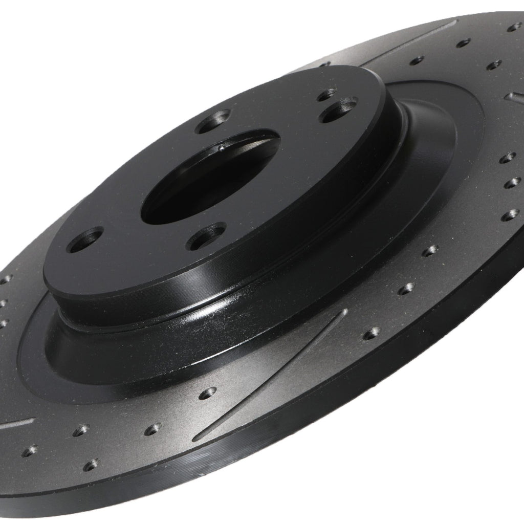 Dischi Freno Posteriori Forati e Baffati 276mm Mazda MX5 MX-5 Nb MK2 1.6 16V 98-05 - foto 5