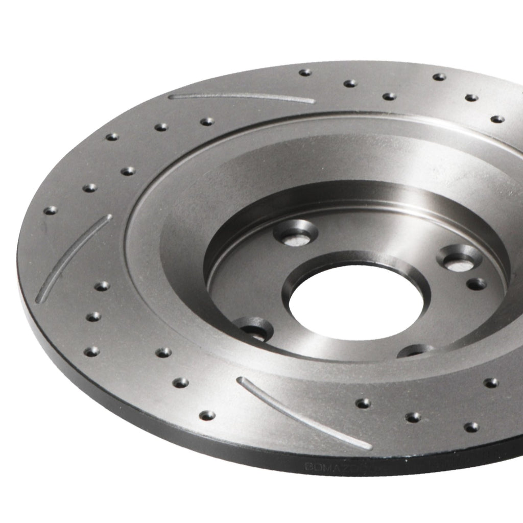 Dischi Freno Posteriori Forati e Baffati 276mm Mazda MX5 MX-5 Nb MK2 1.8 16V 98-05 - foto 8