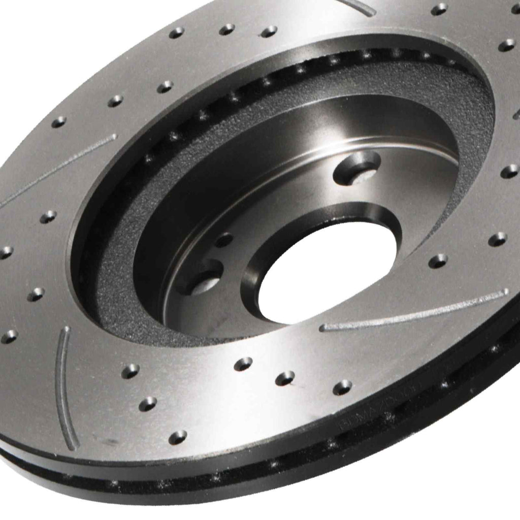 Dischi Freno Anteriori Forati e Scanalati 270mm Mazda MX-5 Mk2 Mk2.5 NB 1.6 1.8 98-05 - foto 8