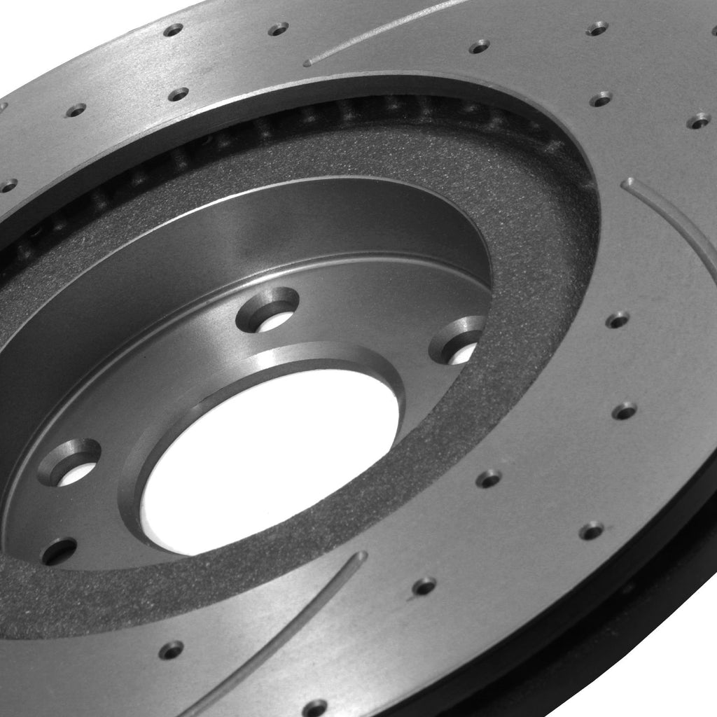 Dischi Freno Anteriori Forati e Scanalati 321mm Mazda RX-8 1.3 231 192 2003-2012 - foto 9