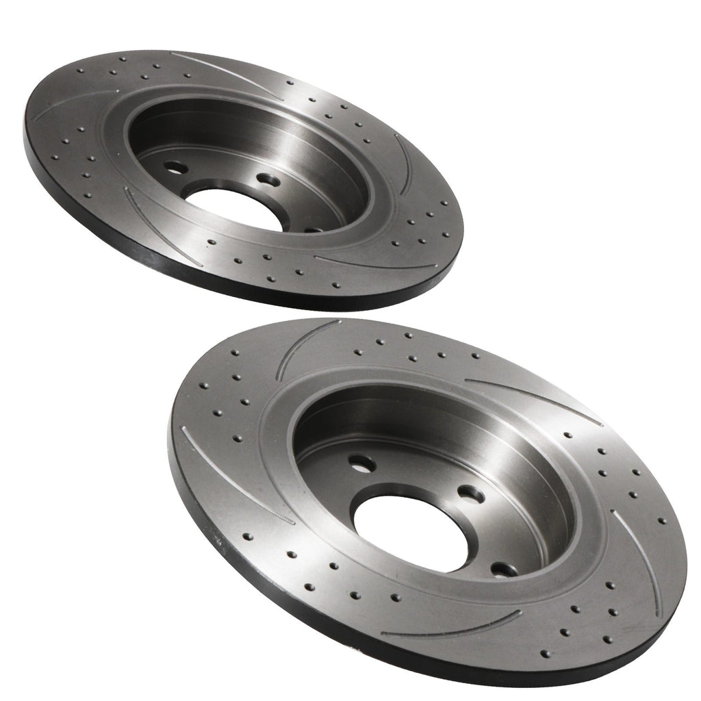 Dischi Freno Posteriori Forati, Scanalati e Pieni 295mm Mercedes Classe GLA 180 2.0 19+ - foto 5