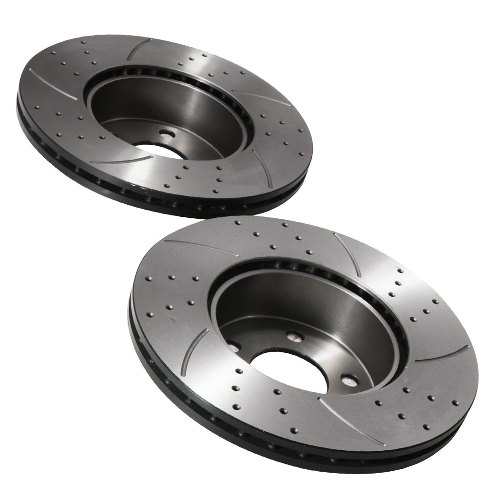 Dischi Freno Anteriori Forati 295mm Mercedes-Benz C Class S205 13-19 - foto 8