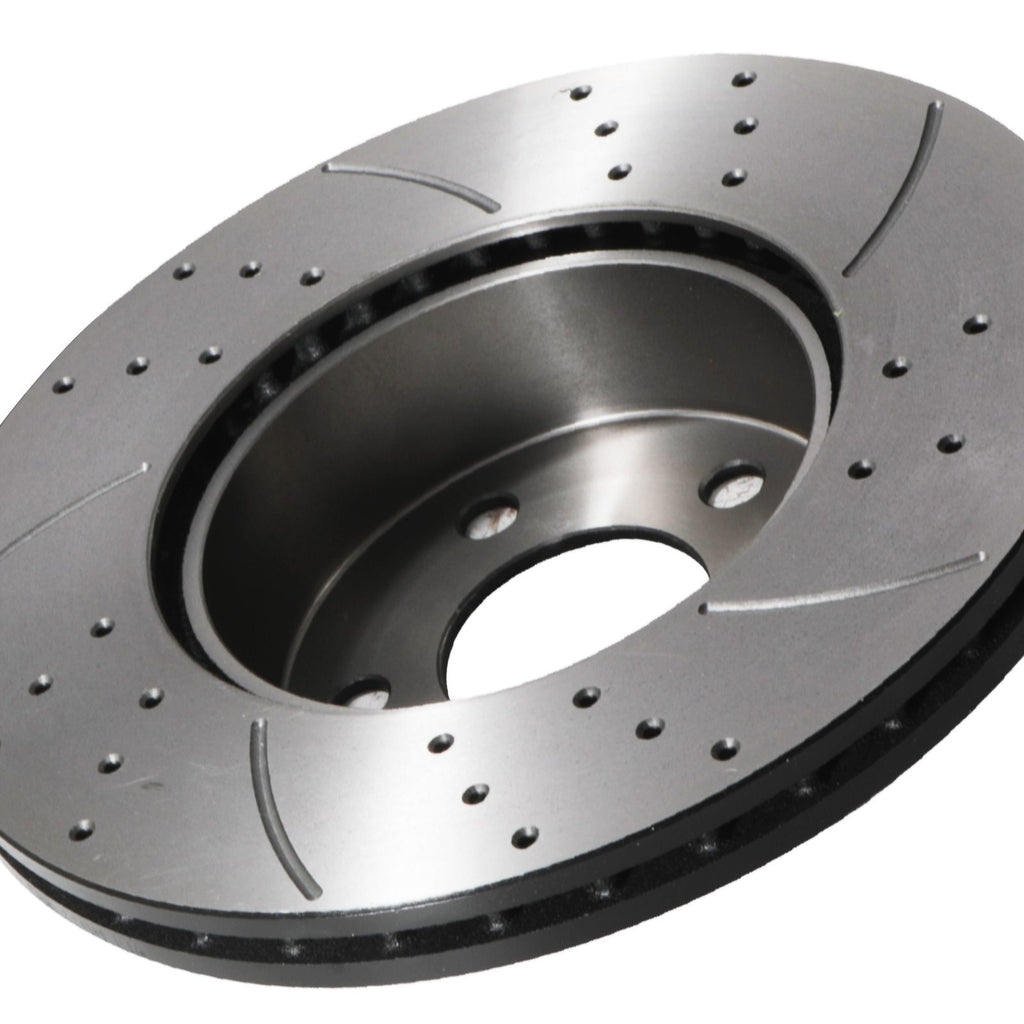 Dischi Freno Anteriori Forati e Scanalati 295mm Mercedes-Benz W205 C180 15+ - foto 7
