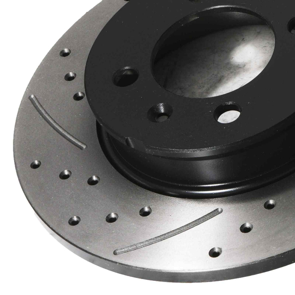 Dischi Freno Posteriori Forati e Baffati 240mm MG F MG TF 1.6 1.8 95+ - foto 8