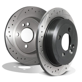 Dischi Freno Posteriori Forati e Baffati 259mm Mini R50 R52 R53 R56 Cooper S Jcw 01+