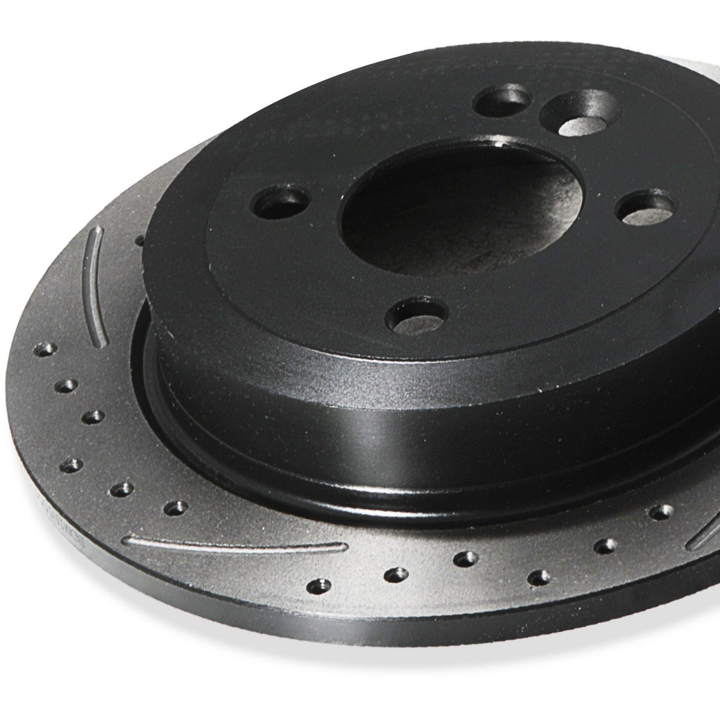 Dischi Freno Posteriori Forati e Baffati 259mm Mini R52 R53 R56 John Cooper Works - foto 10