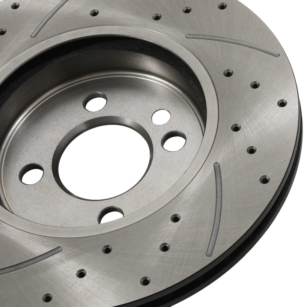 Dischi Freno Anteriori Forati Baffati 280mm Mini R55 R56 R57 R58 R59 2008-2015 - foto 10