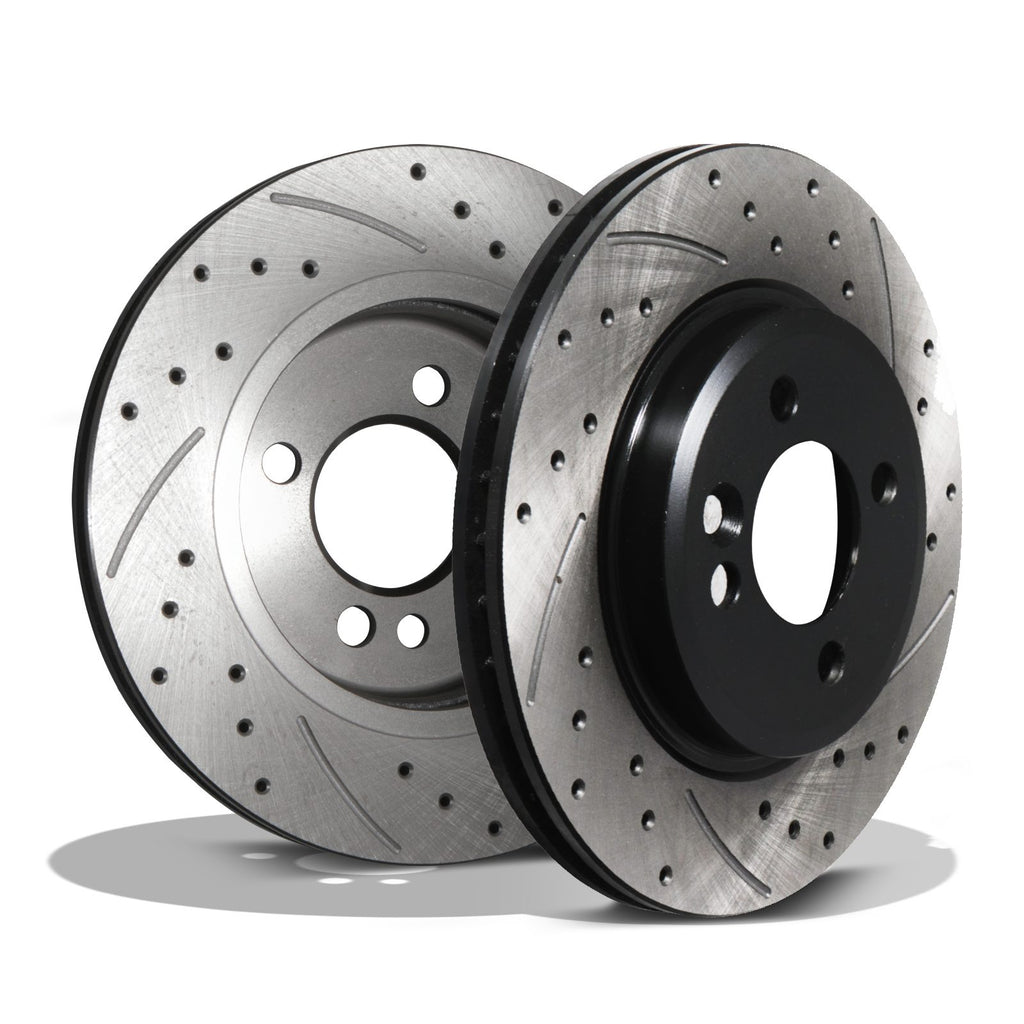 Dischi Freno Anteriori Forati e Scanalati 276mm Mini One Cooper S R50 R52 R53
