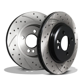 Dischi Freno Anteriori Forati e Scanalati 276mm Mini One Cooper S R50 R52 R53