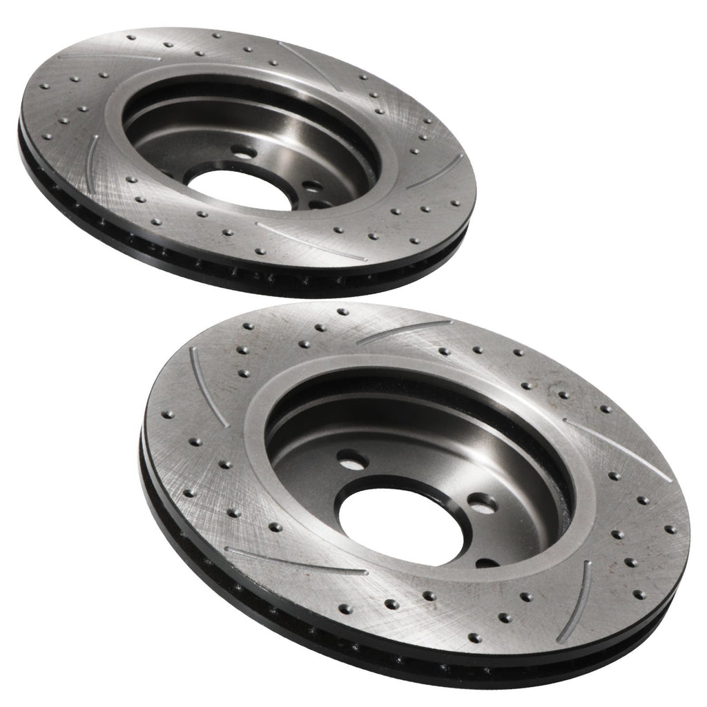 Dischi Freno Anteriori Forati e Scanalati 276mm Mini One Cooper S R50 R52 R53 - foto 6