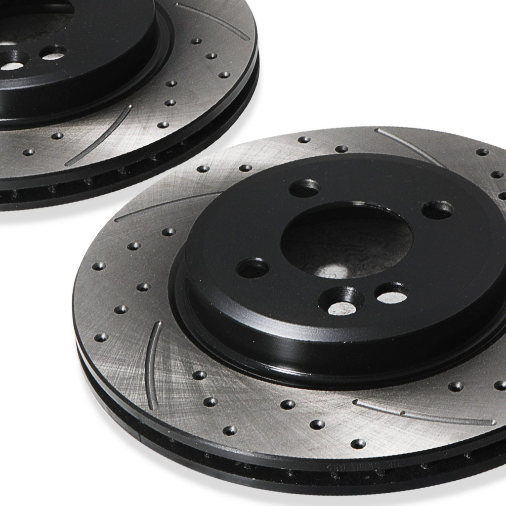 Dischi Freno Anteriori Forati e Scanalati 276mm Mini One Cooper S R50 R52 R53 - foto 9