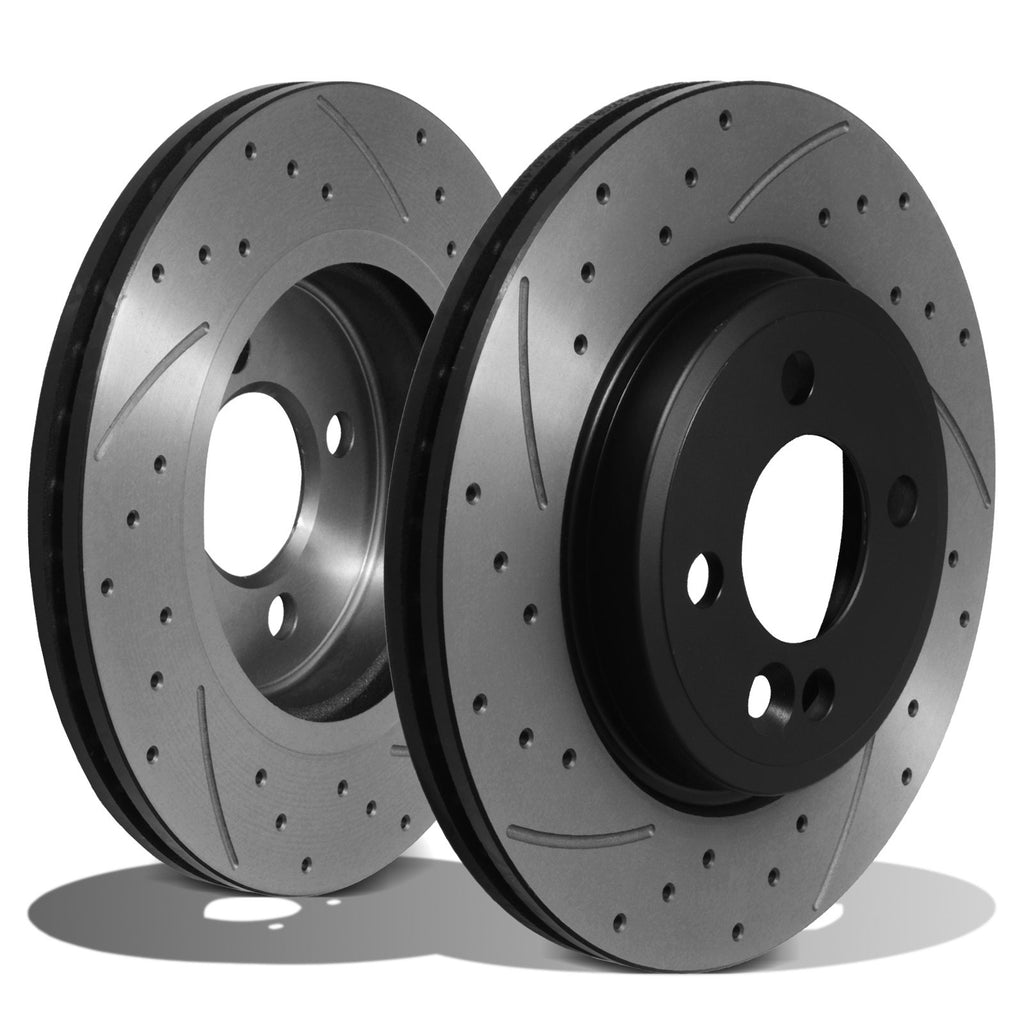 Dischi Freno Anteriori Forati e Scanalati 276mm Mini Cooper S One R50 R52 R53