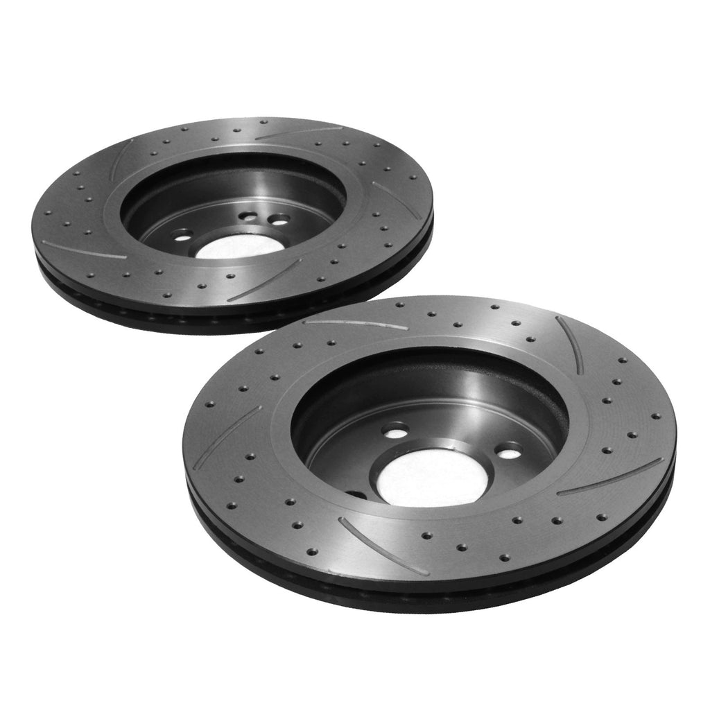 Dischi Freno Anteriori Forati e Scanalati 276mm Mini Cooper S One R50 R52 R53 - foto 5