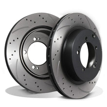 Dischi Freno Forati e Scanalati Posteriori 300mm Mitsubishi Lancer Evo 6 7 8 9
