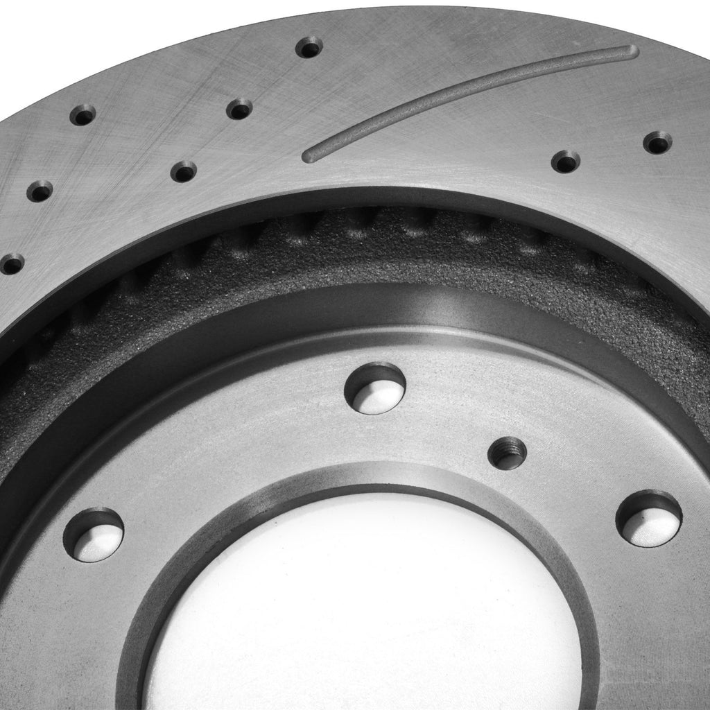 Dischi Freno Anteriori Forati Baffati 294mm Mitsubishi L200 Triton Di-D 4WD dal 2005 - foto 7