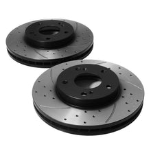 Dischi Freno Anteriori Forati Baffati 280mm Nissan 200SX (S14 S14A) 2.0 e 300ZX (Z32) - foto 4