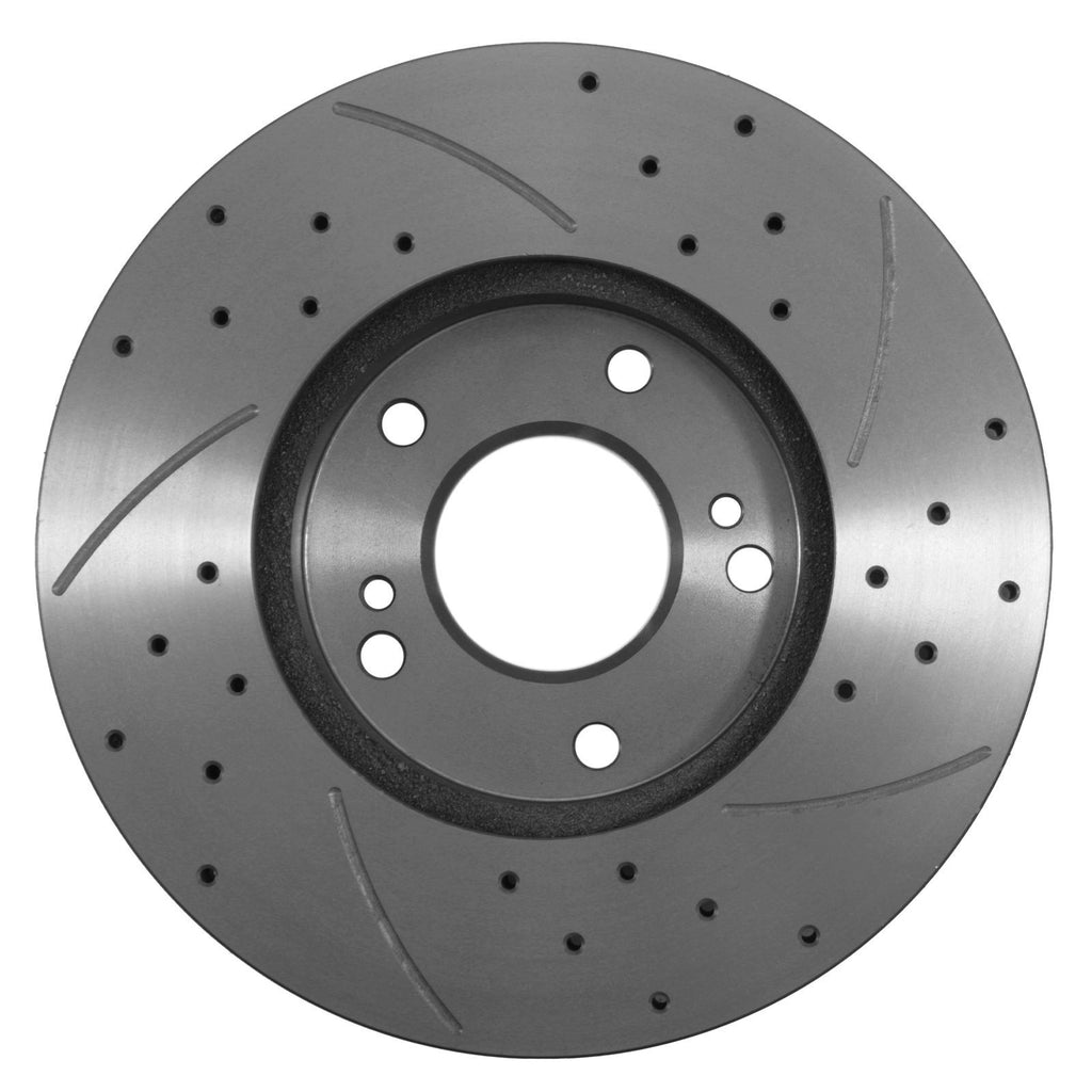 Dischi Freno Anteriori Forati Baffati 280mm Nissan 200SX (S14 S14A) 2.0 e 300ZX (Z32) - foto 6