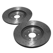 Dischi Freno Anteriori Forati e Scanalati 320mm Nissan Navara Pathfinder R51 04-11 - foto 4