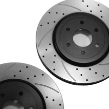 Dischi Freno Anteriori Forati e Scanalati 320mm Nissan Navara Pathfinder R51 04-11 - foto 7