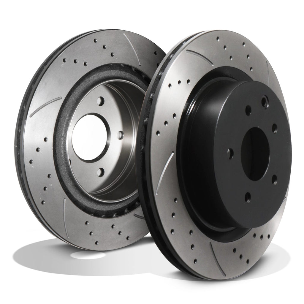 Dischi Freno Posteriori Forati e Scanalati 322mm Nissan 350Z Z33 2003-2006