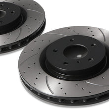 Dischi Freno Anteriori Forati e Scanalati 323mm Nissan 350Z Z33 Fairlady 3.5 03-06 - foto 8