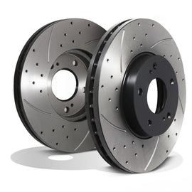 Dischi Freno Anteriori Forati Scanalati 380mm Nissan Skyline GTR R33 2.5 93-98
