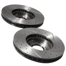 Dischi Freno Anteriori Forati Scanalati 380mm Nissan Skyline GTR R33 2.5 93-98 - foto 5