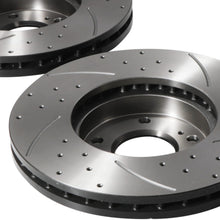 Dischi Freno Anteriori Forati Scanalati 380mm Nissan Skyline GTR R33 2.5 93-98 - foto 6