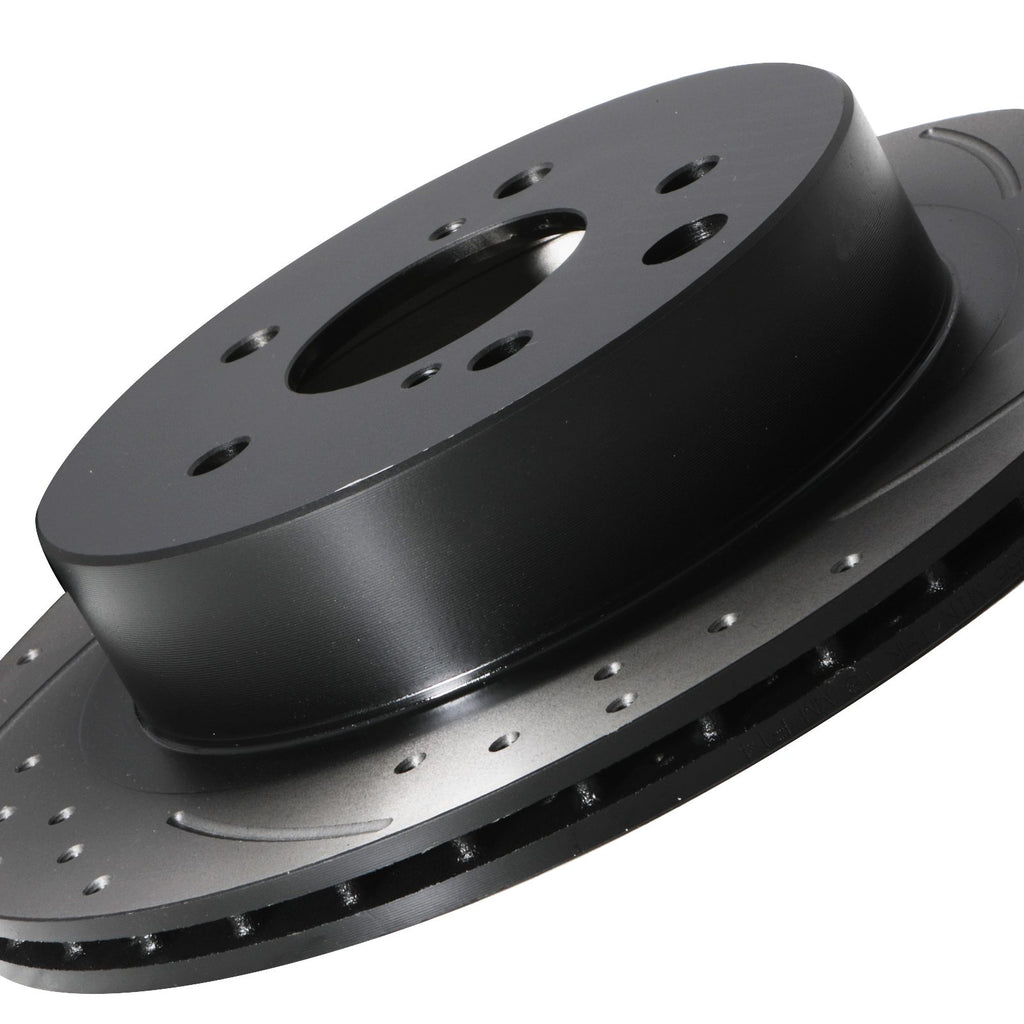 Dischi Freno Posteriori Forati e Baffati 296mm Nissan Skyline R33 2.5 GTST 93-98 - foto 5