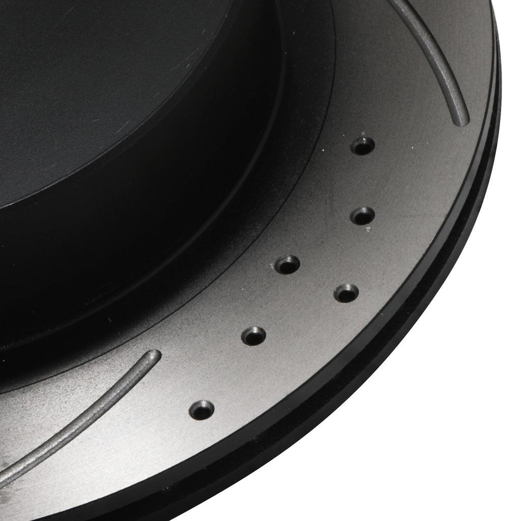 Dischi Freno Posteriori Forati e Baffati 296mm Nissan Skyline R33 2.5 GTST 93-98 - foto 8