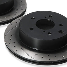 Dischi Freno Posteriori Forati e Baffati 296mm Nissan Skyline R33 2.5 GTST 93-98 - foto 9