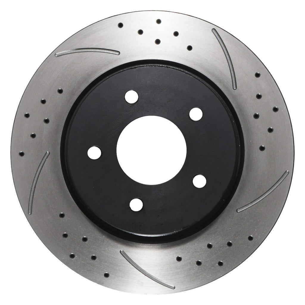 Dischi Freno Posteriori Forati, Scanalati e Ventilati 292mm Nissan Skyline V35 2003-2007 - foto 4