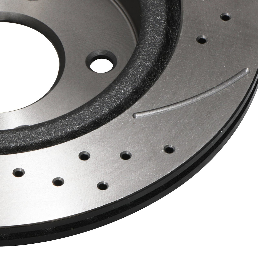 Dischi Freno Posteriori Forati, Scanalati e Ventilati 292mm Nissan Skyline V35 2003-2007 - foto 9