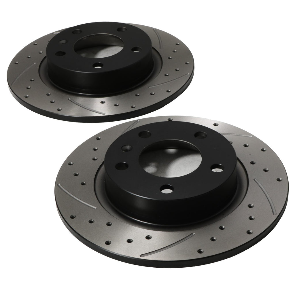 Dischi Freno Forati e Scanalati Posteriori 264mm Opel Corsa D VXR OPC