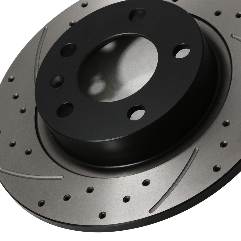 Dischi Freno Forati e Scanalati Posteriori 264mm Opel Corsa D VXR OPC - foto 8