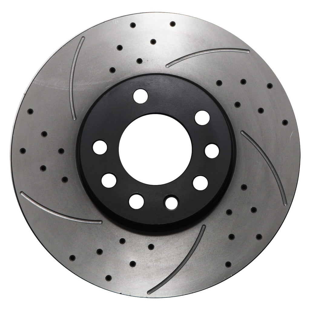Dischi Freno Anteriori Forati Baffati 288mm Vauxhall Vectra B e Saab 9-3 9-5 1995-2009 - foto 4