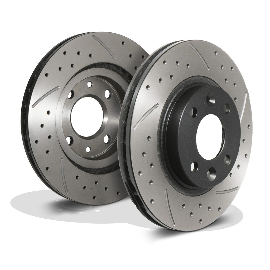 Dischi Freno Anteriori Forati e Scanalati 258mm Dacia Logan Sandero MCV MK2 12-20