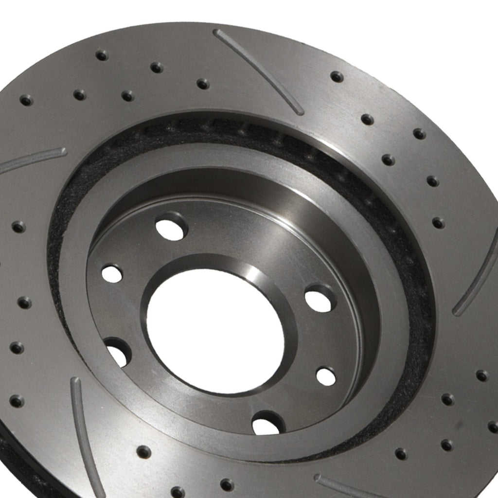 Dischi Freno Anteriori Forati e Scanalati 258mm Dacia Logan Sandero MCV MK2 12-20 - foto 9