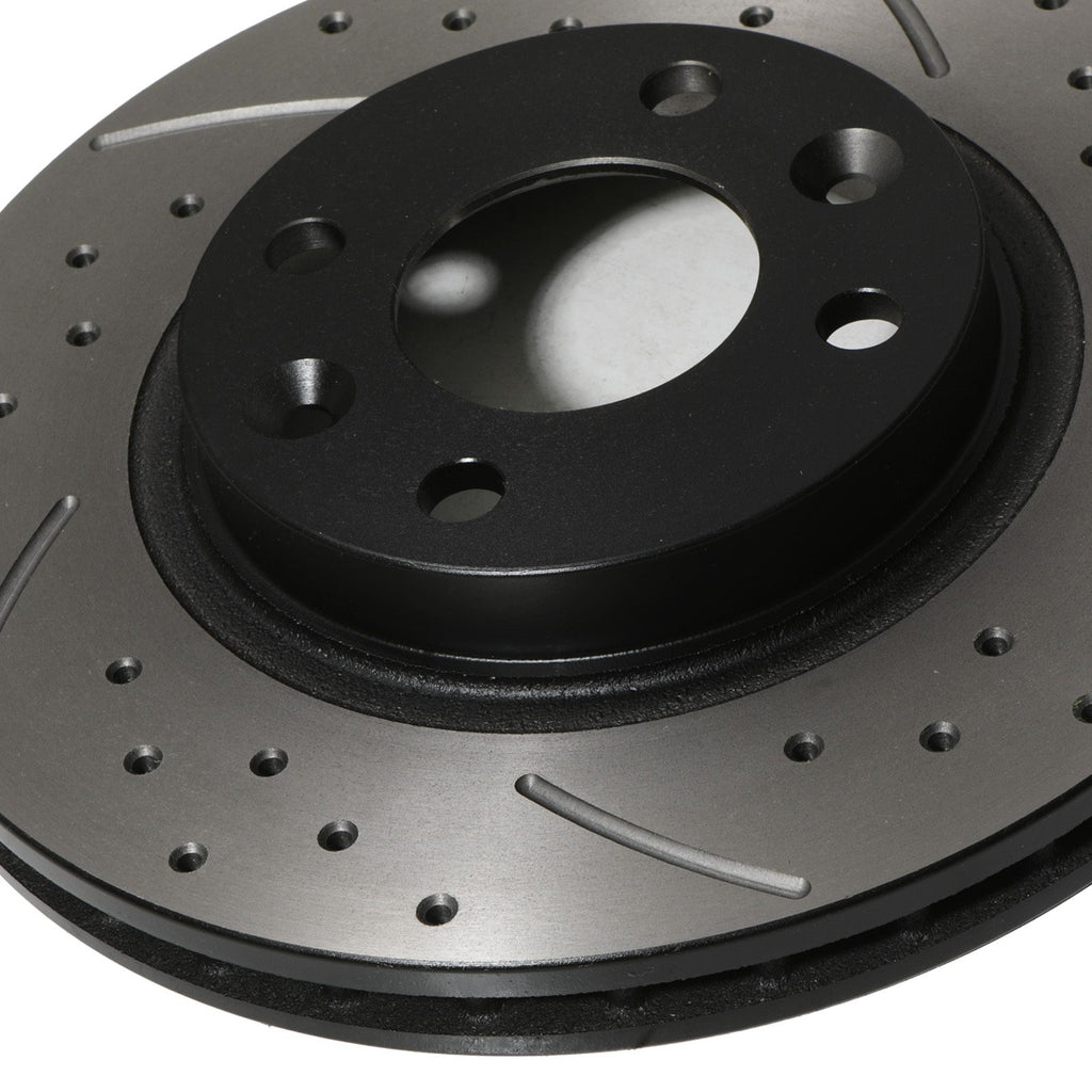 Dischi Freno Anteriori Forati e Scanalati 258mm Renault Clio MK4 12-19 - foto 6