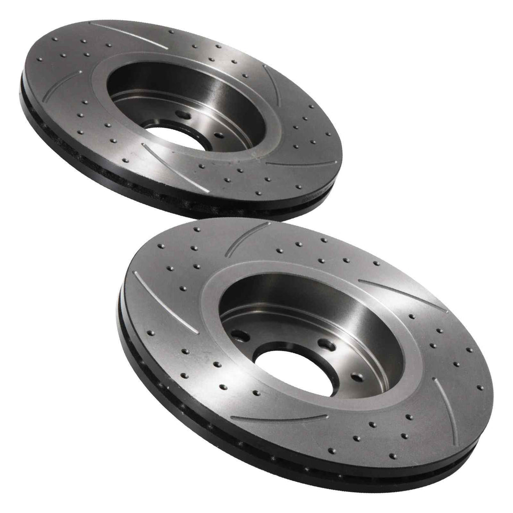 Dischi Freno Anteriori Forati Baffati 280mm Renault Megane e Scenic 1999-2008 - foto 6