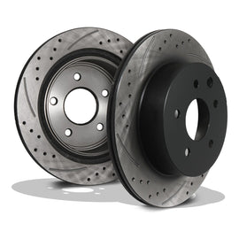 Dischi Freno Posteriori Forati e Baffati 292mm Renault Koleos HY DCI 4X4 08+