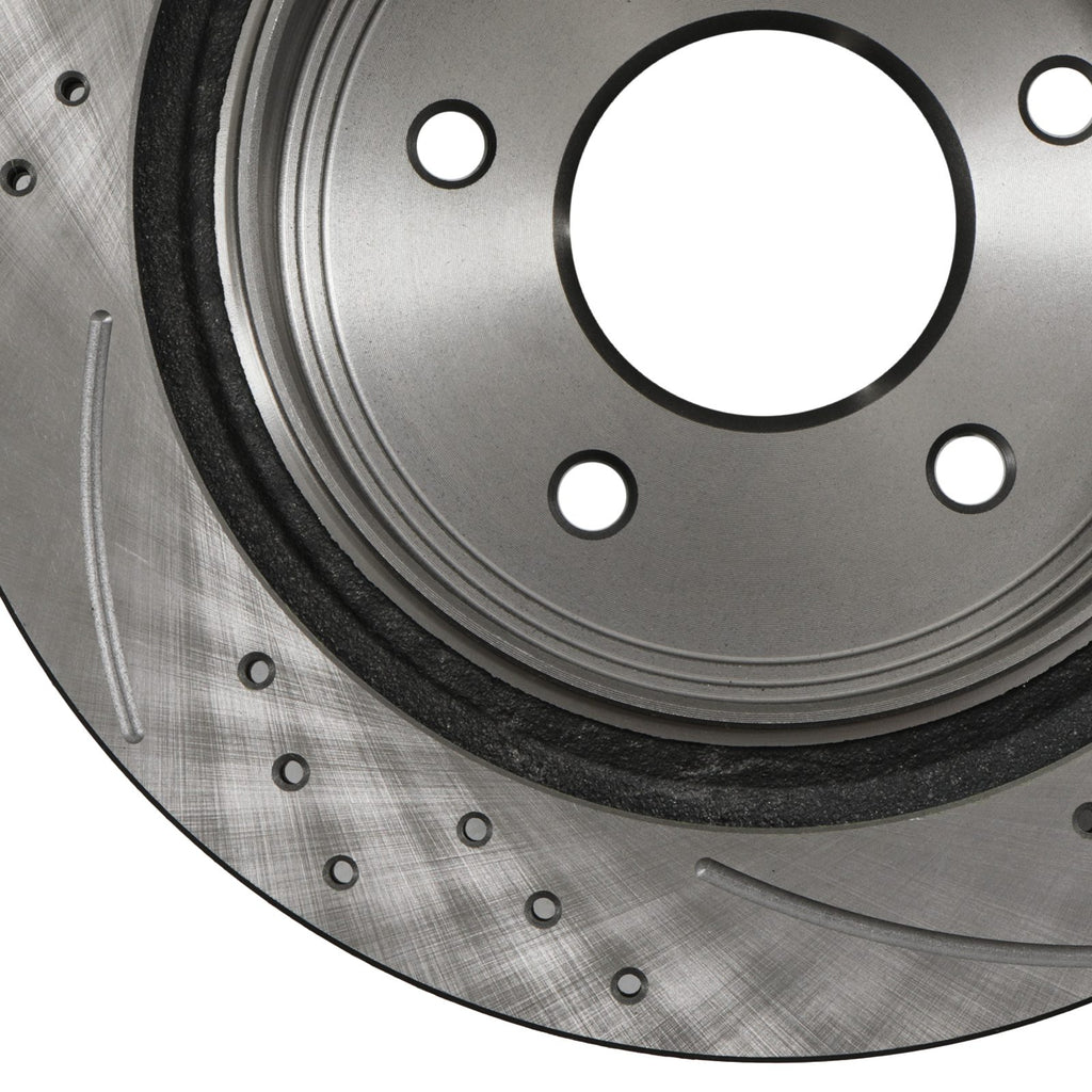 Dischi Freno Posteriori Forati e Baffati 292mm Nissan X-Trail T30 T31 2.0 DCI 01-14 - foto 8